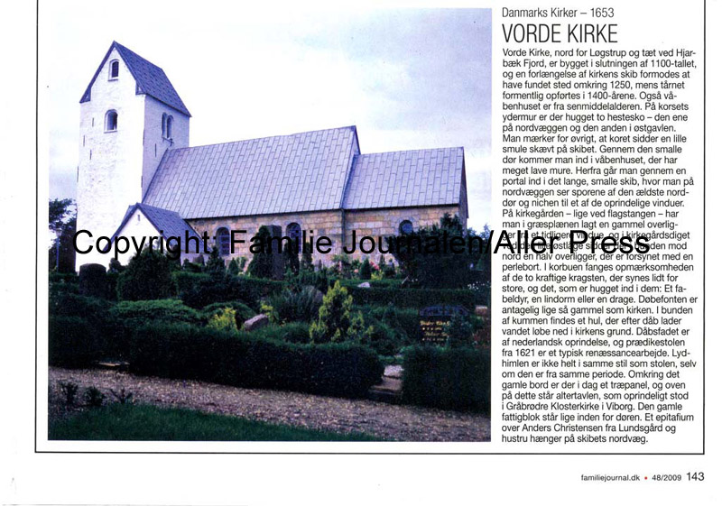 1653 Vorde Kirke