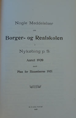 Skoleret 1920-21